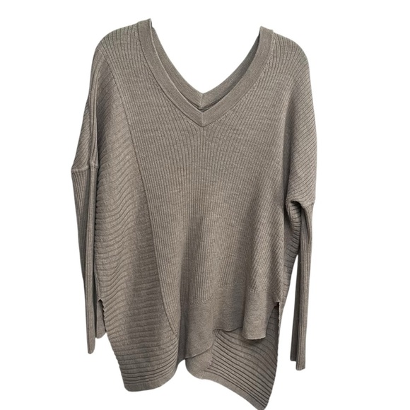 All Saints Keld Olivo V Neck Sweater - Picture 2 of 9